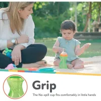 Copo Transição Nûby com Canudo de Silicone 300ml -12 Meses+ - Foto 5