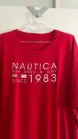 Camiseta Nautica Sun, Sand,  Surf 1983 Mangas Curtas Masculino - Foto 4
