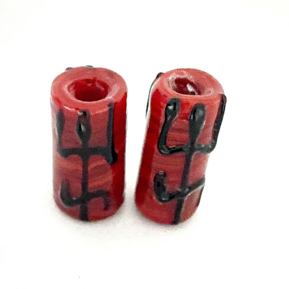 firma Exu vermelho com preto Imagem
