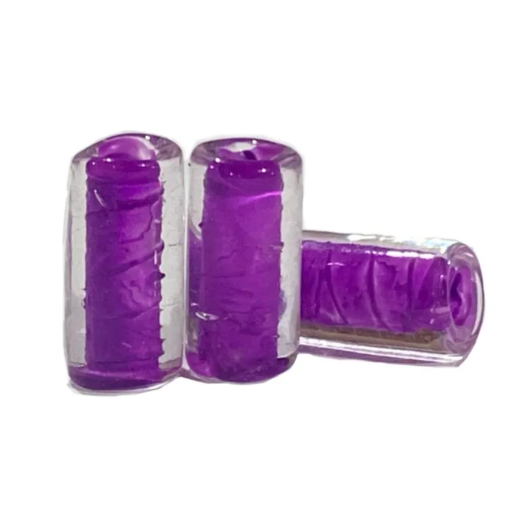 Firma de murano Lilas com transparente Lisa 48