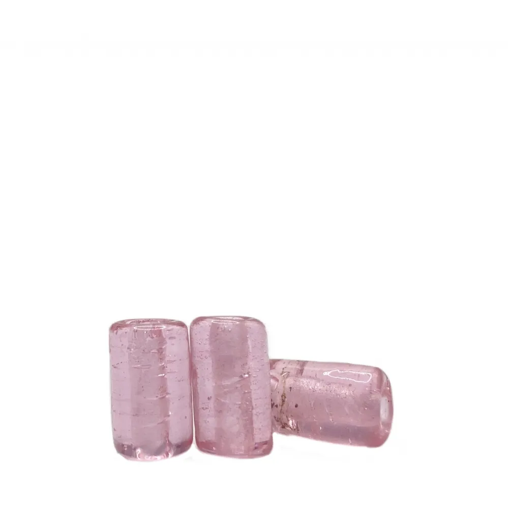Mini Firma  de murano rosa transparente 50 Imagem