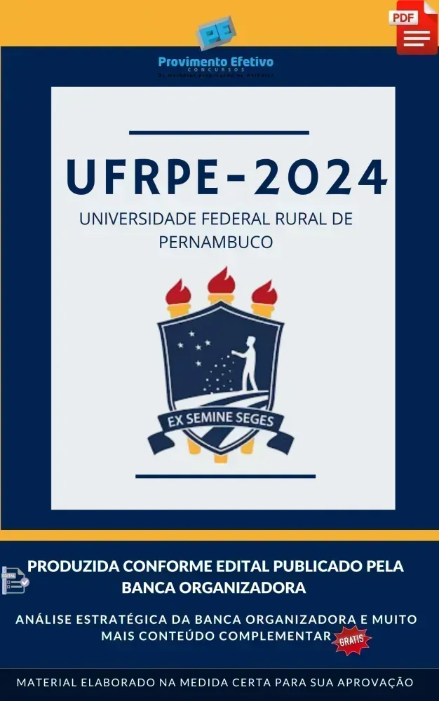 Apostila UFRPE Engenheiro Agrônomo Prova 2024 Imagem