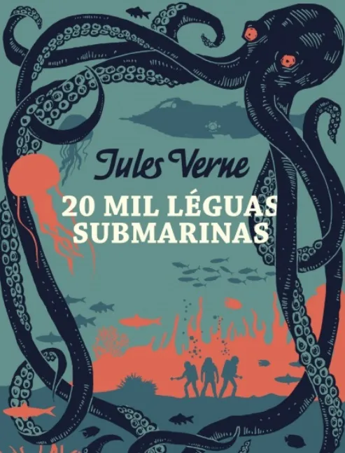 589 - 20 Mil Léguas Submarinas - Júlio Verne - E-Book completo em PDF - 215 páginas Imagem
