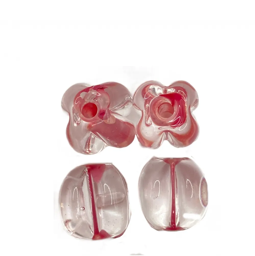 Firma de murano Pitanga ROSA no meio Imagem