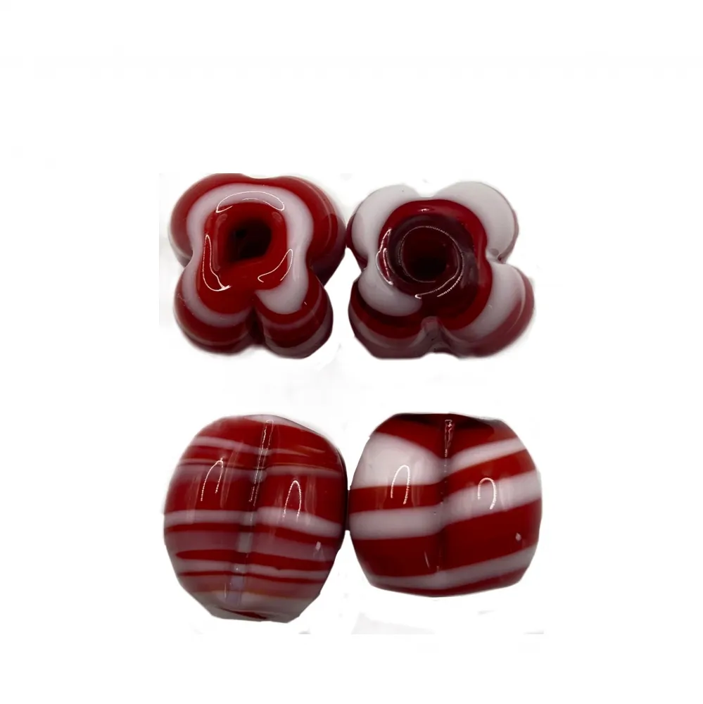 Firma Pitanga rajada vermelha e branco