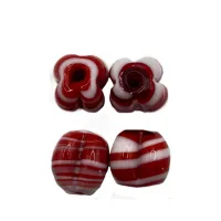 Firma Pitanga rajada vermelha e branco