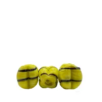 Firma de murano Pitangão GG amarelo e preto