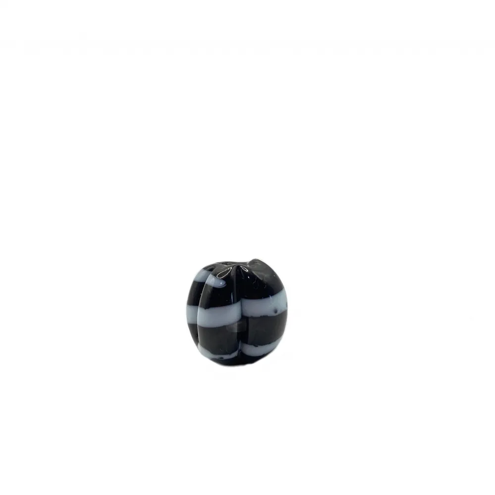 Firma de murano Pitangão GG preto e branco
