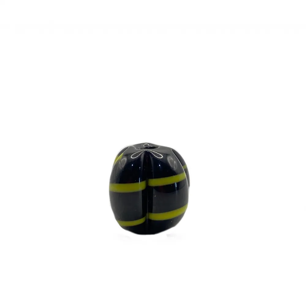 Firma de murano Pitangão GG preto e amarelo