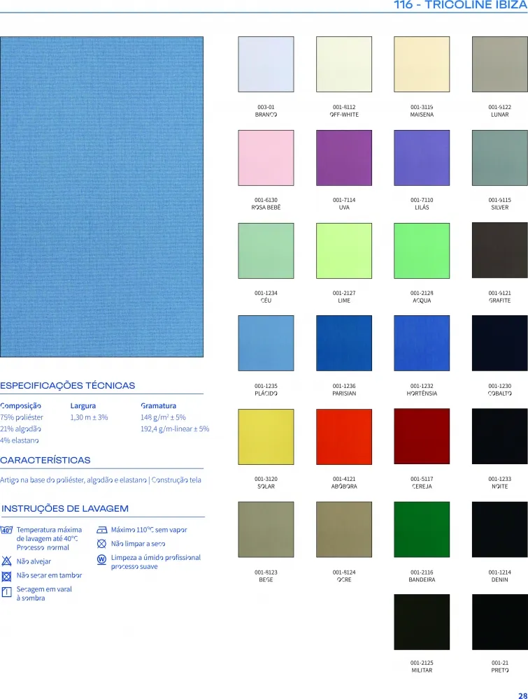 CATALOGO TRICOLINE IBIZA