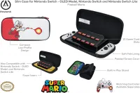 Case Protetor PowerA  Slim para Nintendo Switch - Mario Fireball - Nintendo Switch - Foto 3