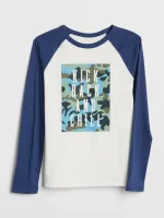 Camiseta Infantil GAP Graphic Design Manga LongaMasculino - Foto 2