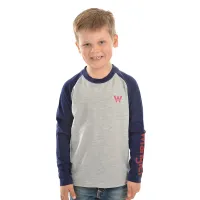 Camiseta Infantil GAP Graphic Design Manga LongaMasculino - Foto 5