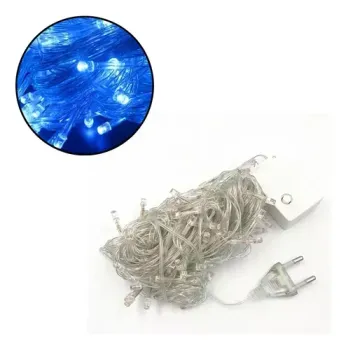 Pisca 100 Led Sequencial 8 Funções Azul