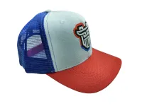 Ref: TH2313 - Boné Texas Head - Cor Branco e Aba Vermelha - Foto 2