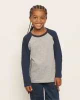 Camiseta GAP Infantil Raglan Manga Longa Masculino  - Foto 4