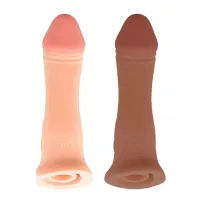 CAPA PENIANA  20cm COM TEXTURA DE VEIAS E ABERTURA PARA ESCROTO REF. 7524 - Foto 2