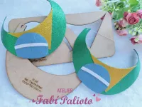 G1.142   Gabarito de Moldes em MDF Viseira Brasil