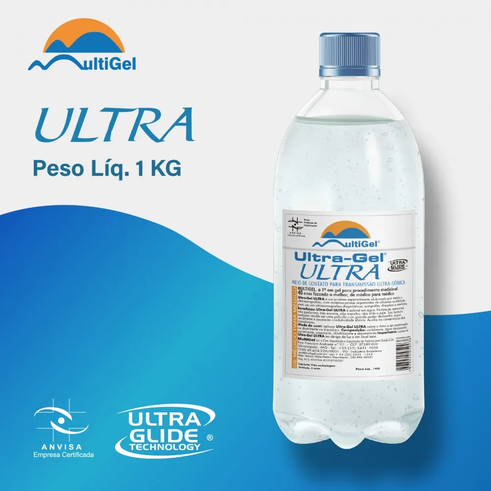 Gel Ultrassom 1 Kg MULTIGEL
