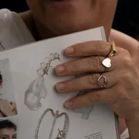 Anel coração Ponto de luz  - Foto 3