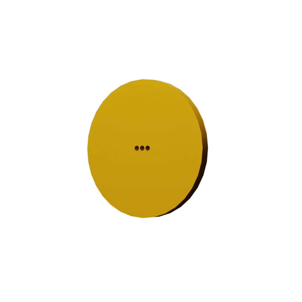 5839 - DISCO DE POLIURETANO 265 X 20 MOD P - C/ 6 UNIDADES