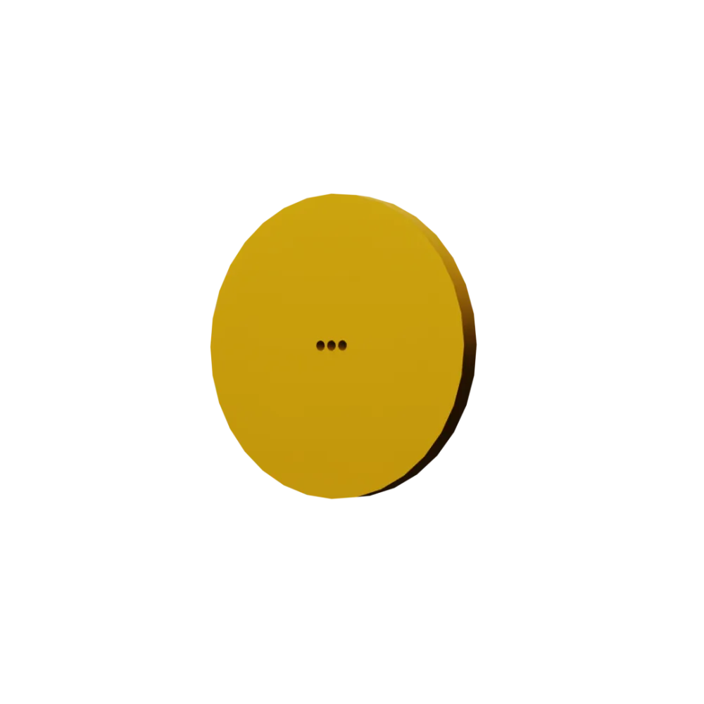 70 - DISCO DE POLIURETANO 250 X 20 MOD P - C/ 4 UNIDADES