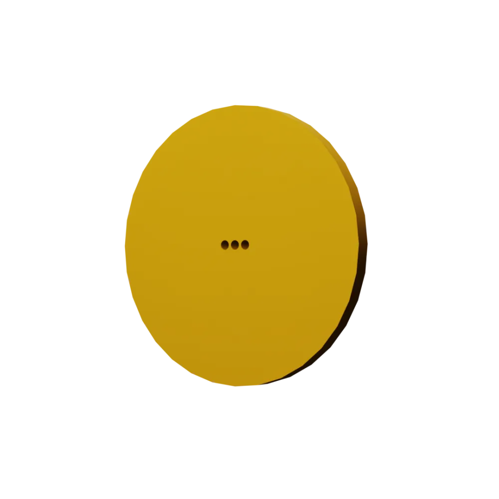 72 - DISCO DE POLIURETANO 325 X 20 MOD P - C/ 2 UNIDADES Imagem