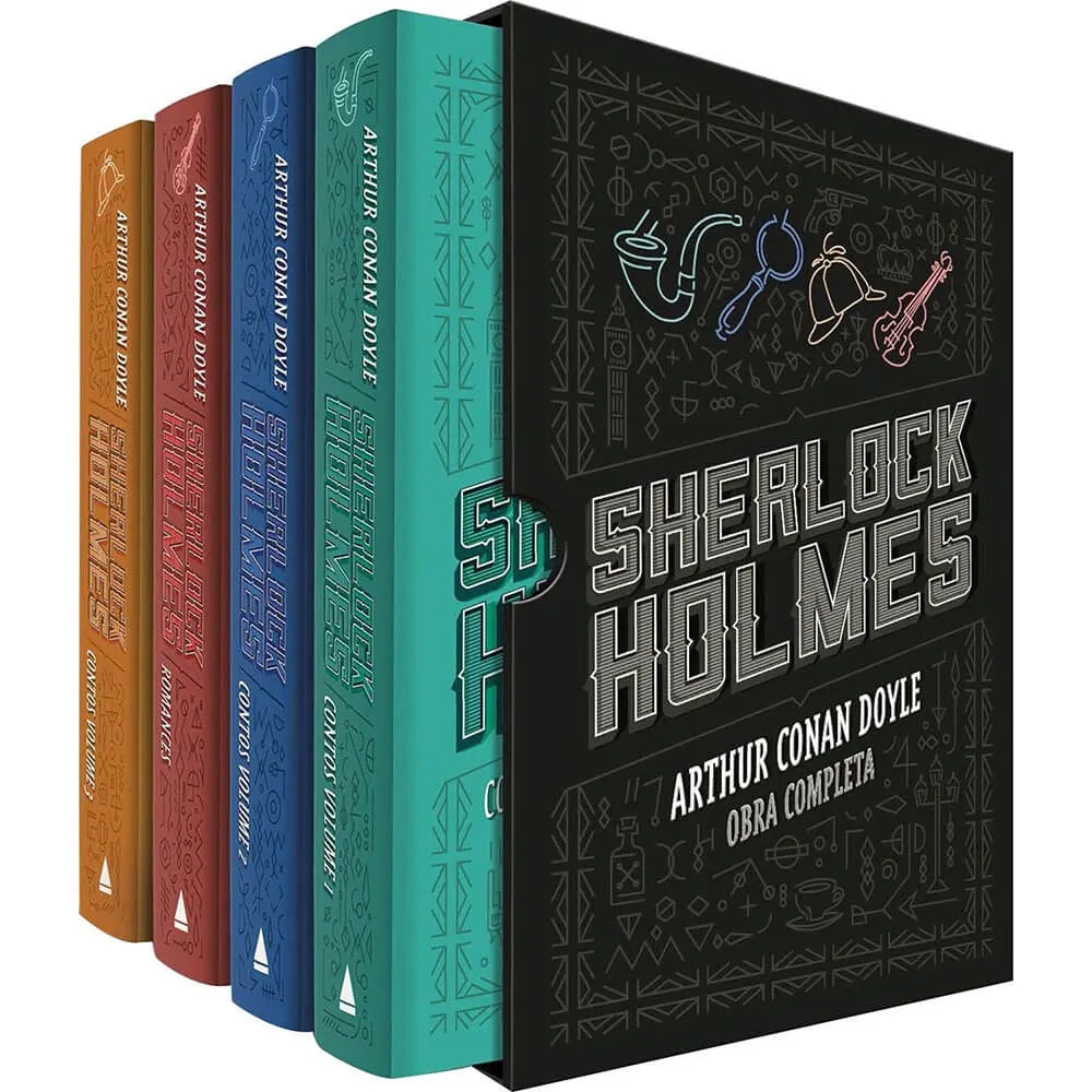 Livro - Boxe Sherlock Holmes - 4 Volumes