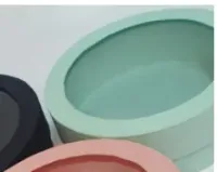 Redonda  Diâm 15,0 x 5,0 altura - Tampa e Fundo Cartonagem  C/ Visor  - Foto 4