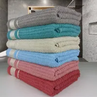 Kit 4 Toalhas de Banho Caneladas Gigante Banhão 70 X 140 Beka Alta Absorção - Foto 4