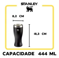 Copo Stanley Pilsner Happy Hour Aço Inoxidável - 444ml - Foto 6