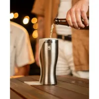 Copo Stanley Pilsner Happy Hour Aço Inoxidável - 444ml - Foto 8