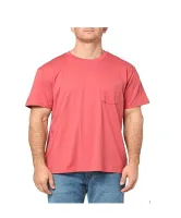 Camiseta  GAP Lived In Solid Manga Curta Masculina - Foto 2