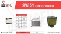 ELEMENTO FILTRANTE AR SPA154