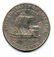 Estados Unidos - 2004D - 5 Cents (Bicentenary of Lewis and Clark Expedition. Keelboat)