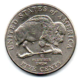 Estados Unidos - 2005D - 5 Cents (Bicentenary of Lewis and Clark Expedition. Bison) - Sob