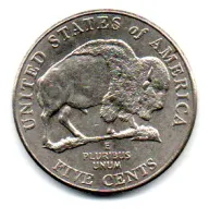 Estados Unidos - 2005D - 5 Cents (Bicentenary of Lewis and Clark Expedition. Bison) - Sob