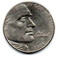 Estados Unidos - 2005D - 5 Cents (Bicentenary of Lewis and Clark Expedition. Bison) - Sob - Foto 2