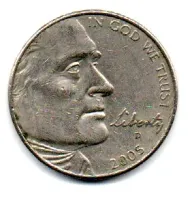 Estados Unidos - 2005D - 5 Cents (Bicentenary of Lewis and Clark Expedition. Bison) - Foto 2