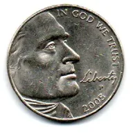 Estados Unidos - 2005D - 5 Cents (Bicentenary of Lewis and Clark Expedition. Bison) - MBC - Foto 2