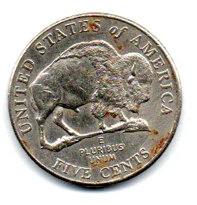 Estados Unidos - 2005D - 5 Cents (Bicentenary of Lewis and Clark Expedition. Bison)