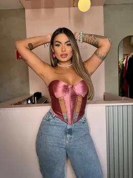 Corselete Prada Com Tule 