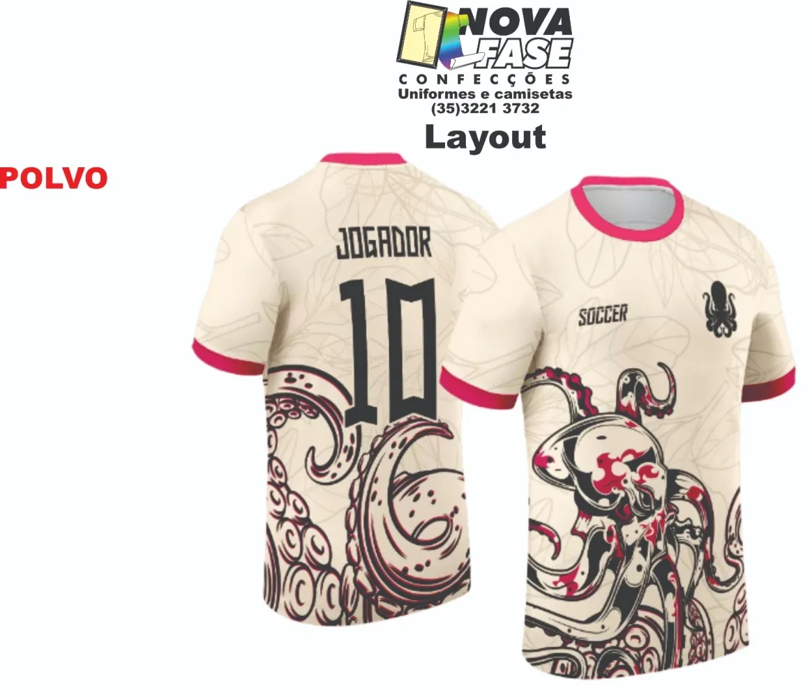 Camiseta em dry fit proteção UV  POLVO Imagem