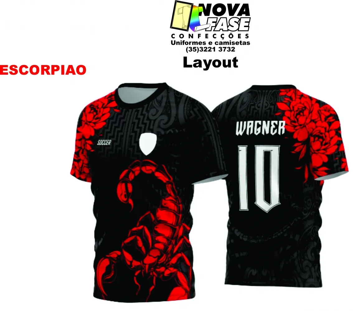Camiseta em Dry Fit UV ESCORPIÃO