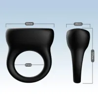 Anel Peniano com Estimulador Clitoriano USB - AN108 - Foto 3