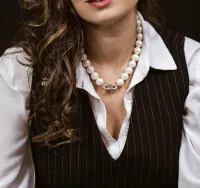 Colar Pérola com Pingente