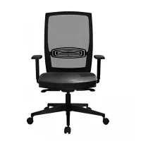 Poltrona Presidente Asti Manager Mecanismo Relax com Base Piramidal e Braços reguláveis - Foto 3