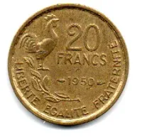 França - 1950 - 20 Francs