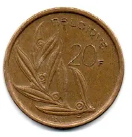 Bélgica - 1981 - 20 Francs