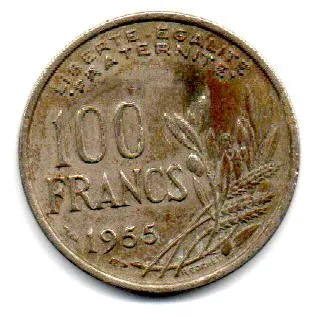 França - 1955 - 100 Francs